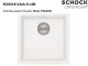 SCHOCK K�chensp�le Kaia N-100-U Cristadur� Nano-Granitsp�le / Unterbausp�le mit Drehexcenter