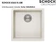 SCHOCK K�chensp�le Kaia N-100-U Cristadur� Nano-Granitsp�le / Unterbausp�le mit Drehexcenter