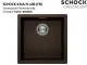 SCHOCK K�chensp�le Kaia N-100-FB Cristadur� Nano-Granitsp�le fl�chenb�ndig mit Drehexcenter