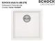 SCHOCK K�chensp�le Kaia N-100-FB Cristadur� Nano-Granitsp�le fl�chenb�ndig mit Drehexcenter