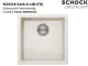 SCHOCK K�chensp�le Kaia N-100-FB Cristadur� Nano-Granitsp�le fl�chenb�ndig mit Drehexcenter