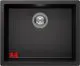 SCHOCK K�chensp�le Kaia N-100L Cristadur� Nano-Granitsp�le / Einbausp�le mit Drehexcenter