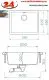 SCHOCK K�chensp�le Kaia N-100L Cristadur� Nano-Granitsp�le / Einbausp�le mit Drehexcenter