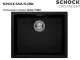 SCHOCK K�chensp�le Kaia N-100L Cristadur� Nano-Granitsp�le / Einbausp�le mit Drehexcenter