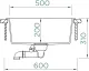 SCHOCK K�chensp�le Kaia N-100L Cristadur� Nano-Granitsp�le / Einbausp�le mit Drehexcenter