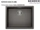 SCHOCK K�chensp�le Kaia N-100L Cristadur� Nano-Granitsp�le / Einbausp�le mit Drehexcenter
