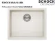 SCHOCK K�chensp�le Kaia N-100L Cristadur� Nano-Granitsp�le / Einbausp�le mit Drehexcenter