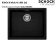 SCHOCK K�chensp�le Kaia N-100L-U Cristadur� Nano-Granitsp�le / Unterbausp�le mit Drehexcenter
