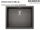 SCHOCK K�chensp�le Kaia N-100L-U Cristadur� Nano-Granitsp�le / Unterbausp�le mit Drehexcenter