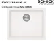 SCHOCK K�chensp�le Kaia N-100L-U Cristadur� Nano-Granitsp�le / Unterbausp�le mit Drehexcenter
