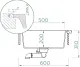 SCHOCK K�chensp�le Kaia N-100L-FB Cristadur� Nano-Granitsp�le fl�chenb�ndig mit Drehexcenter