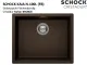 SCHOCK K�chensp�le Kaia N-100L-FB Cristadur� Nano-Granitsp�le fl�chenb�ndig mit Drehexcenter
