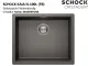SCHOCK K�chensp�le Kaia N-100L-FB Cristadur� Nano-Granitsp�le fl�chenb�ndig mit Drehexcenter
