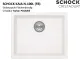 SCHOCK K�chensp�le Kaia N-100L-FB Cristadur� Nano-Granitsp�le fl�chenb�ndig mit Drehexcenter