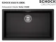 SCHOCK K�chensp�le Kaia N-100XL Cristadur� Nano-Granitsp�le / Einbausp�le mit Drehexcenter