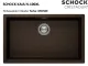 SCHOCK K�chensp�le Kaia N-100XL Cristadur� Nano-Granitsp�le / Einbausp�le mit Drehexcenter