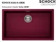 SCHOCK K�chensp�le Kaia N-100XL Cristadur� Nano-Granitsp�le / Einbausp�le mit Drehexcenter
