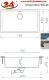 SCHOCK K�chensp�le Kaia N-100XL-U Cristadur� Nano-Granitsp�le / Unterbausp�le mit Drehexcenter