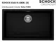SCHOCK K�chensp�le Kaia N-100XL-U Cristadur� Nano-Granitsp�le / Unterbausp�le mit Drehexcenter