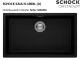 SCHOCK K�chensp�le Kaia N-100XL-U Cristadur� Nano-Granitsp�le / Unterbausp�le mit Drehexcenter
