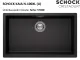 SCHOCK K�chensp�le Kaia N-100XL-U Cristadur� Nano-Granitsp�le / Unterbausp�le mit Drehexcenter