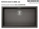 SCHOCK K�chensp�le Kaia N-100XL-U Cristadur� Nano-Granitsp�le / Unterbausp�le mit Drehexcenter