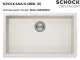 SCHOCK K�chensp�le Kaia N-100XL-U Cristadur� Nano-Granitsp�le / Unterbausp�le mit Drehexcenter