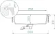 SCHOCK K�chensp�le Kaia N-100XL-FB Cristadur� Nano-Granitsp�le fl�chenb�ndig mit Drehexcenter