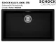 SCHOCK K�chensp�le Kaia N-100XL-FB Cristadur� Nano-Granitsp�le fl�chenb�ndig mit Drehexcenter
