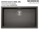 SCHOCK K�chensp�le Kaia N-100XL-FB Cristadur� Nano-Granitsp�le fl�chenb�ndig mit Drehexcenter