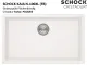 SCHOCK K�chensp�le Kaia N-100XL-FB Cristadur� Nano-Granitsp�le fl�chenb�ndig mit Drehexcenter
