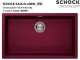 SCHOCK K�chensp�le Kaia N-100XL-FB Cristadur� Nano-Granitsp�le fl�chenb�ndig mit Drehexcenter