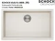 SCHOCK K�chensp�le Kaia N-100XL-FB Cristadur� Nano-Granitsp�le fl�chenb�ndig mit Drehexcenter