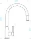 SCHOCK K�chenarmatur Kavus Schwarz matt Einhebelmischer Oberfl�che: Cristadur� Farbe Puro mit Zugauslauf 360� schwenkbarer Auslauf