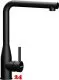 SCHOCK K�chenarmatur Keto Schwarz Einhebelmischer Oberfl�che: Cristadur� Farbe Puro mit Festauslauf 360� schwekbarer Auslauf