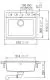 SCHOCK Kchensple Mono N-100 Cristadur Nano-Granitsple / Einbausple mit Drehexcenter
