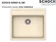 SCHOCK K�chensp�le Mono N-100 Cristadur� Nano-Granitsp�le / Einbausp�le mit Drehexcenter
