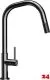 SCHOCK K�chenarmatur Talinos Gunmetal Einhebelmischer / Sp�ltischarmatur Oberfl�che: Schwarz matt mit Zugauslauf mit verdeckter Auszugsbrause