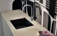 SCHOCK K�chenarmatur Talinos Edelstahl massiv Einhebelmischer / Sp�ltischarmatur Oberfl�che: geb�rstet mit Zugauslauf mit verdeckter Auszugsbrause