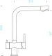 SCHOCK K�chenarmatur Vitus Schwarz mit Festauslauf 3-Wege Trinkwasserfilter Armatur Oberfl�che: Cristadur� Farbe Puro 360� schwenkbarer Auslauf