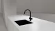 SCHOCK K�chenarmatur Ares Schwarz mit Festauslauf 3-Wege Trinkwasserfilter Armatur Oberfl�che: Cristadur� Farbe Puro 360� schwenkbarer Auslauf