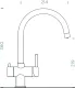 SCHOCK K�chenarmatur Ares Schwarz mit Festauslauf 3-Wege Trinkwasserfilter Armatur Oberfl�che: Cristadur� Farbe Puro 360� schwenkbarer Auslauf
