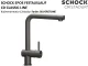 SCHOCK K�chenarmatur Epos Cristadur� Classic Line Einhebelmischer Festauslauf 360� schwenkbarer Auslauf