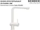 SCHOCK K�chenarmatur Epos Cristadur� Classic Line Einhebelmischer Festauslauf 360� schwenkbarer Auslauf