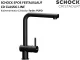 SCHOCK K�chenarmatur Epos Cristadur� Classic Line Einhebelmischer Festauslauf 360� schwenkbarer Auslauf