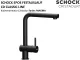 SCHOCK K�chenarmatur Epos Cristadur� Classic Line Einhebelmischer Festauslauf 360� schwenkbarer Auslauf