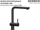 SCHOCK K�chenarmatur Epos Cristadur� Classic Line Einhebelmischer Festauslauf 360� schwenkbarer Auslauf