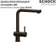 SCHOCK K�chenarmatur Epos Cristadur� Classic Line Einhebelmischer Festauslauf 360� schwenkbarer Auslauf