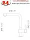 SCHOCK K�chenarmatur Epos Schwarz Einhebelmischer Oberfl�che: Cristadur� Farbe Puro mit Festauslauf 360� schwenkbarer Auslauf Niederdruck