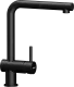 SCHOCK K�chenarmatur Epos Schwarz Einhebelmischer Oberfl�che: Cristadur� Farbe Puro mit Zugauslauf 180� schwenkbarer Auslauf Niederdruck